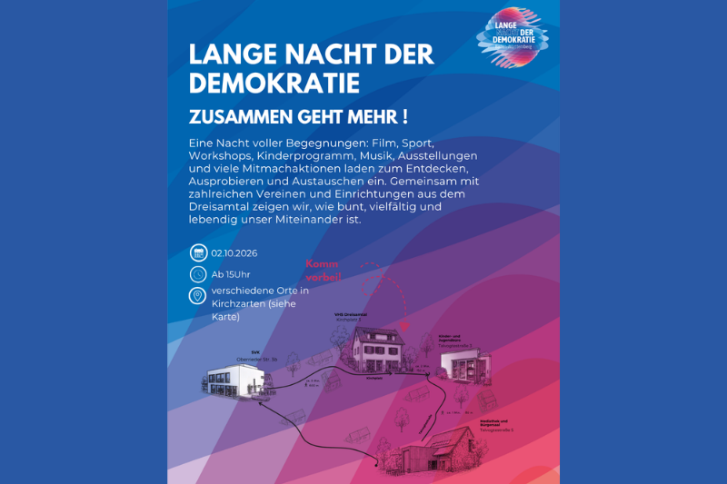 Flyer Lange Nacht der Demokratie